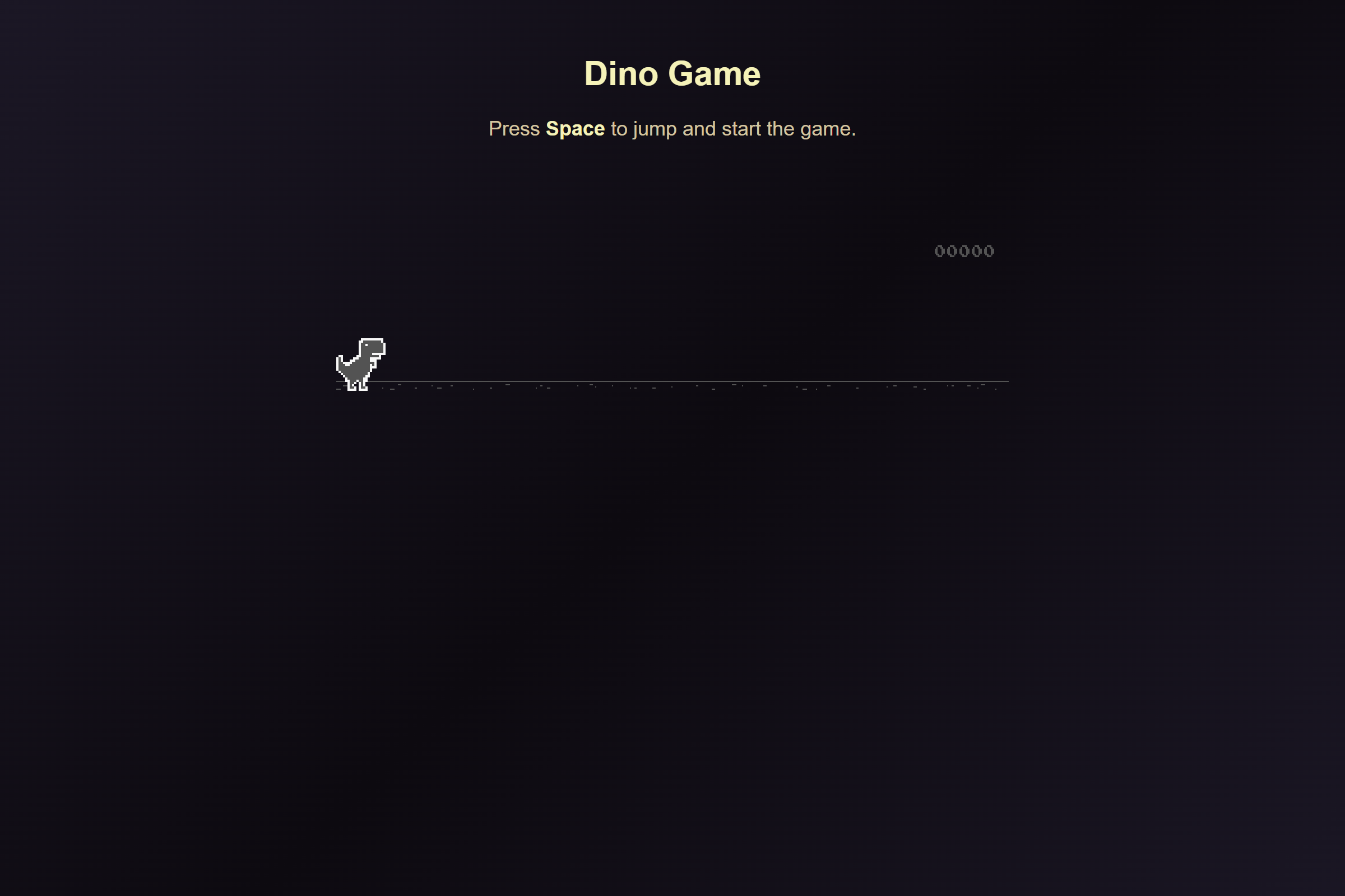 Dino Game